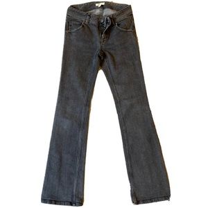 CAbi Jeans Slight Flare Distressed Jeans